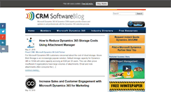 Desktop Screenshot of crmsoftwareblog.com