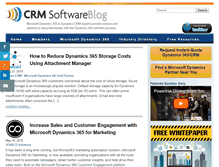 Tablet Screenshot of crmsoftwareblog.com